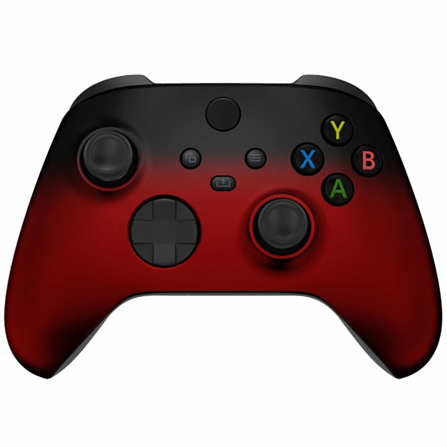 XBOX SERIES S/X Controller Front Faceplate Soft Touch Series Shadow Vampire Red