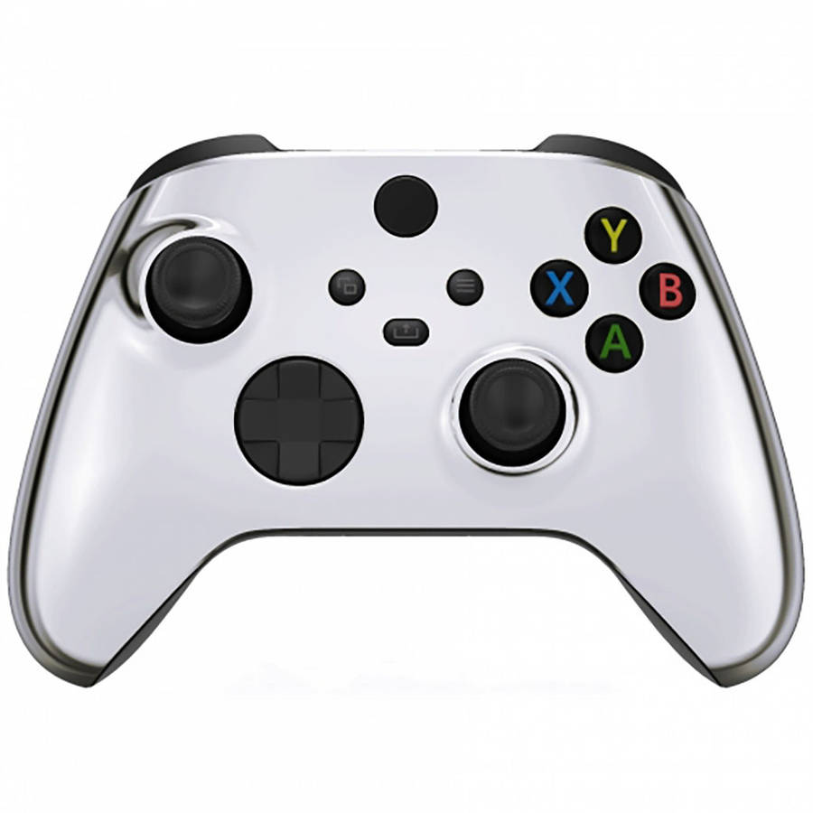 XBOX SERIES S/X Controller Front Faceplate Chrome Series Glossy Chrome Silver
