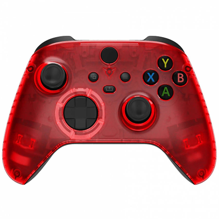 XBOX SERIES S/X Controller Front Faceplate Clear Red