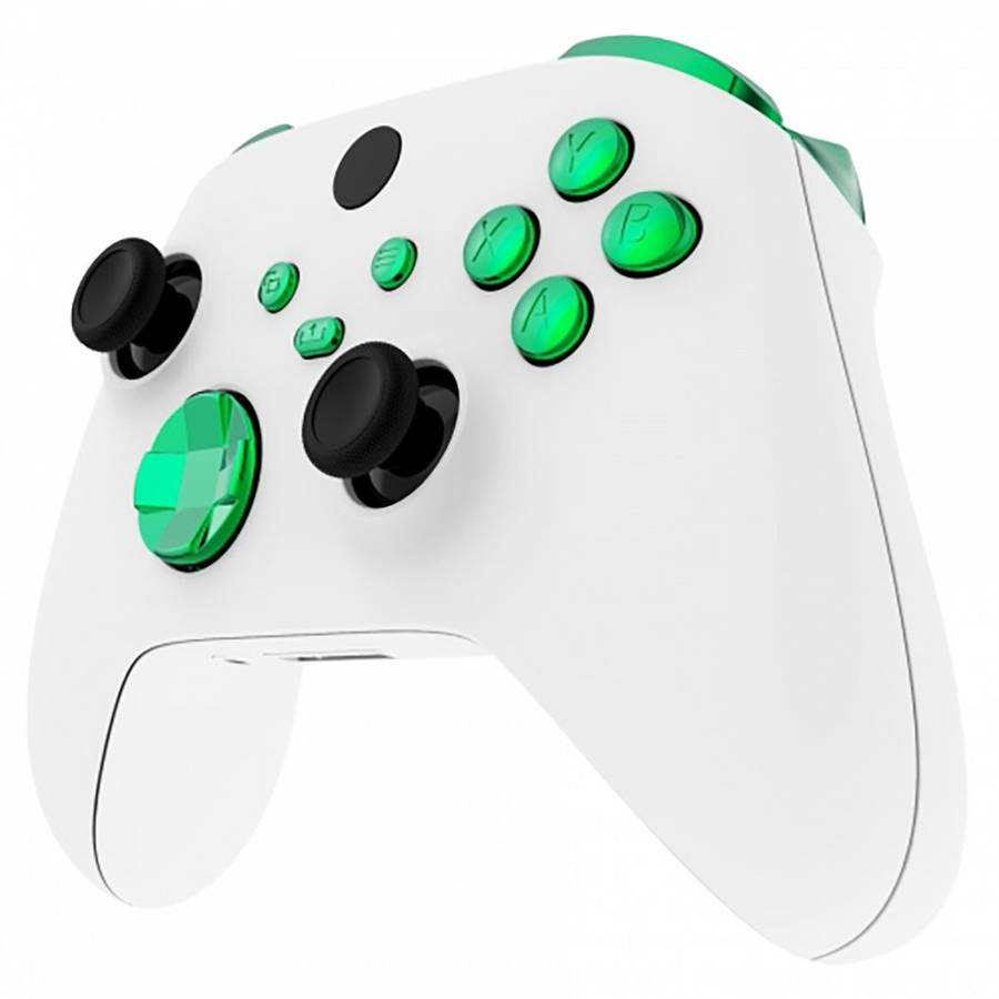 XBOX SERIES S/X Controller Button Set Chrome Green