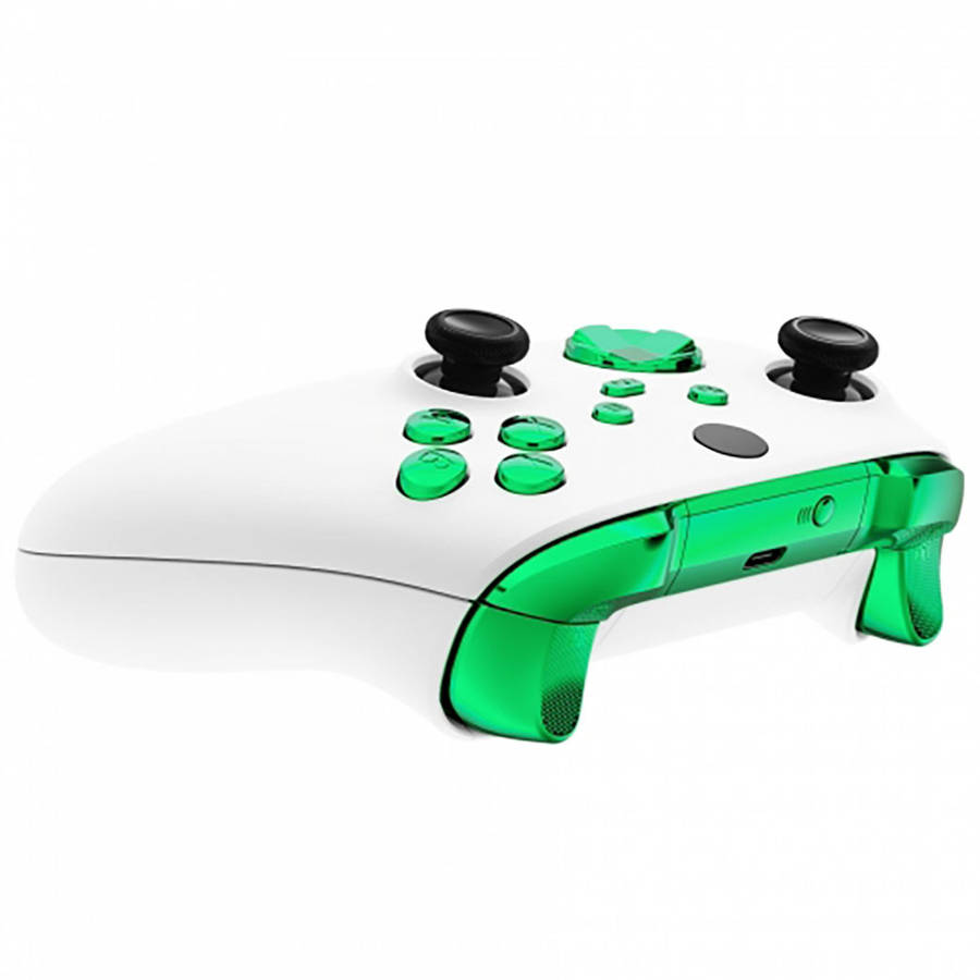 XBOX SERIES S/X Controller Button Set Chrome Green
