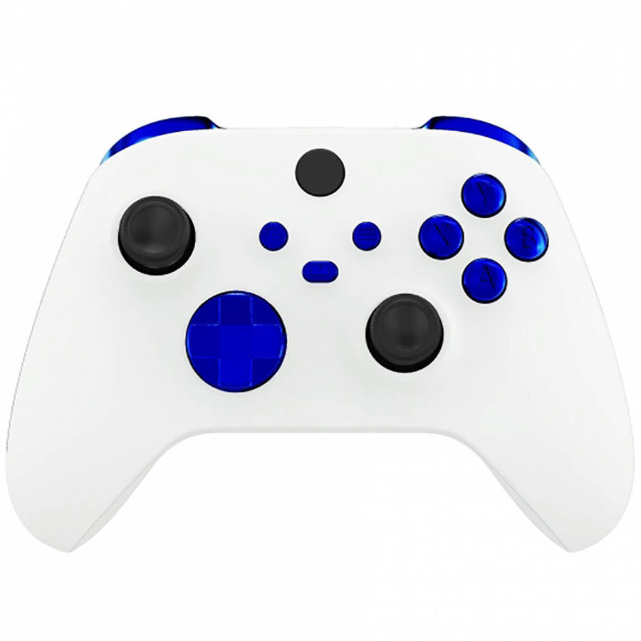 XBOX SERIES S/X Controller Button Set Chrome Blue