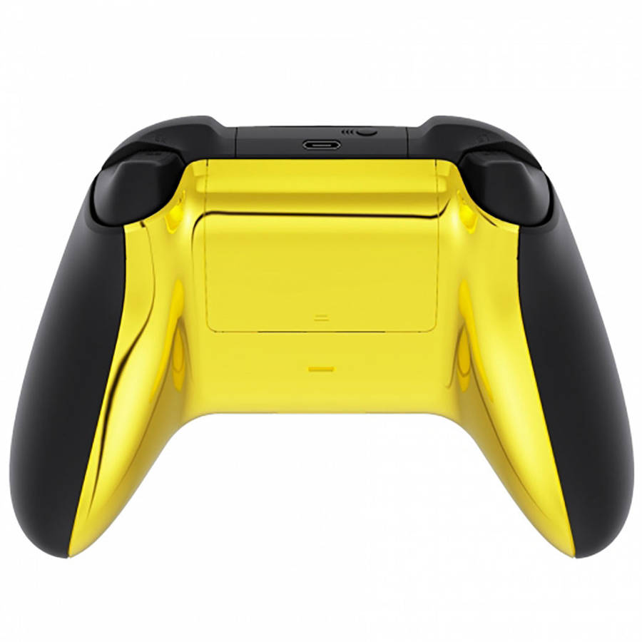 XBOX SERIES S/X Controller Back Shell And Battery Cover Glossy Chrome Gold