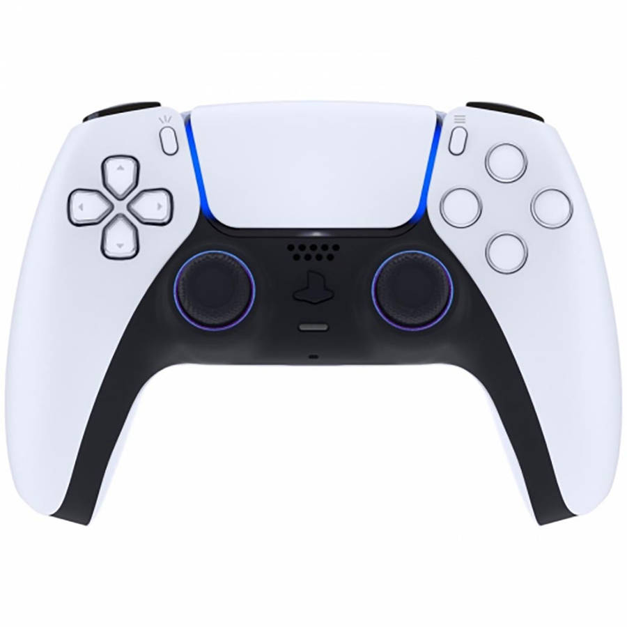 PS5 Dualsense Controller Accent Rings Glossy Chameleon Blue Purple