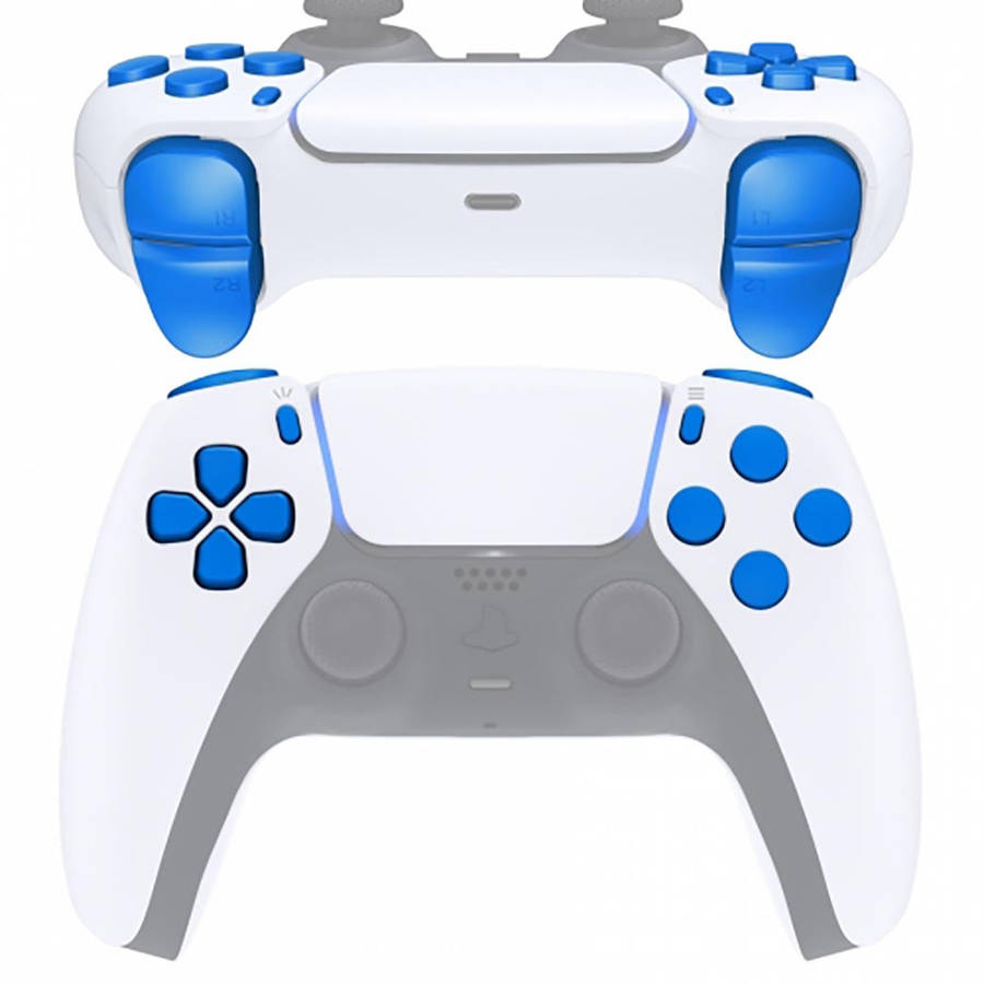 PS5 Dualsense Button Set Matte UV Deep Blue