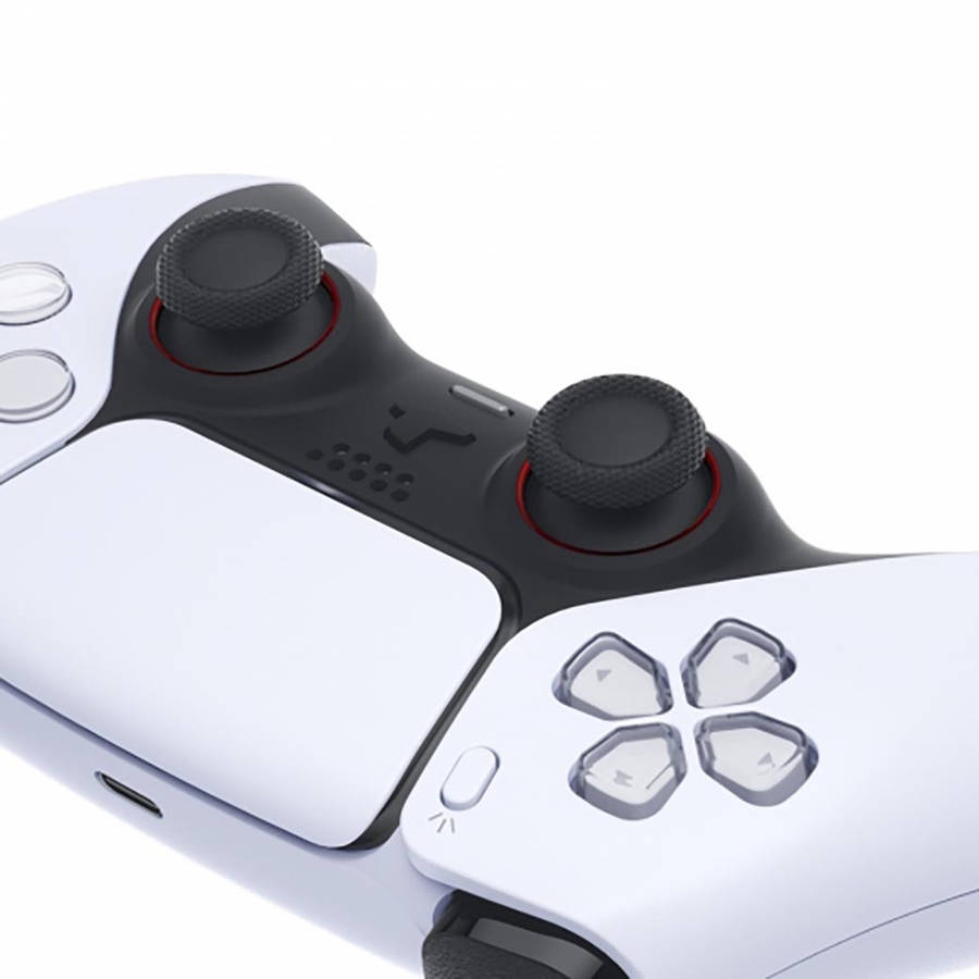 PS5 Dualsense Controller Accent Rings Glossy Vampire Red