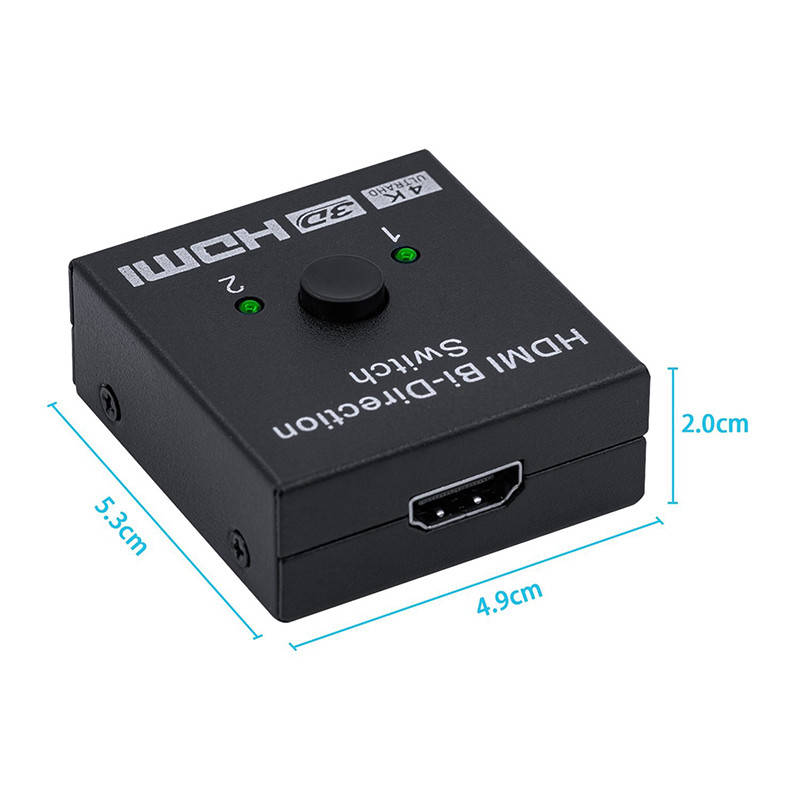 Hdmi 2.0 Bi-Direction Switch With Audio Output