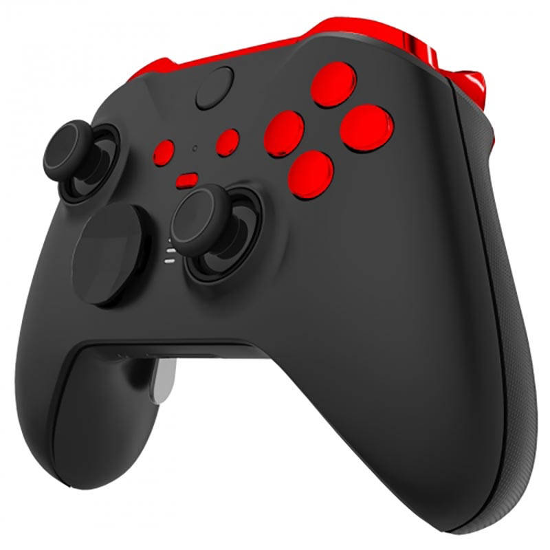Xbox Elite V2 Controller Full Button Glossy Chrome Red
