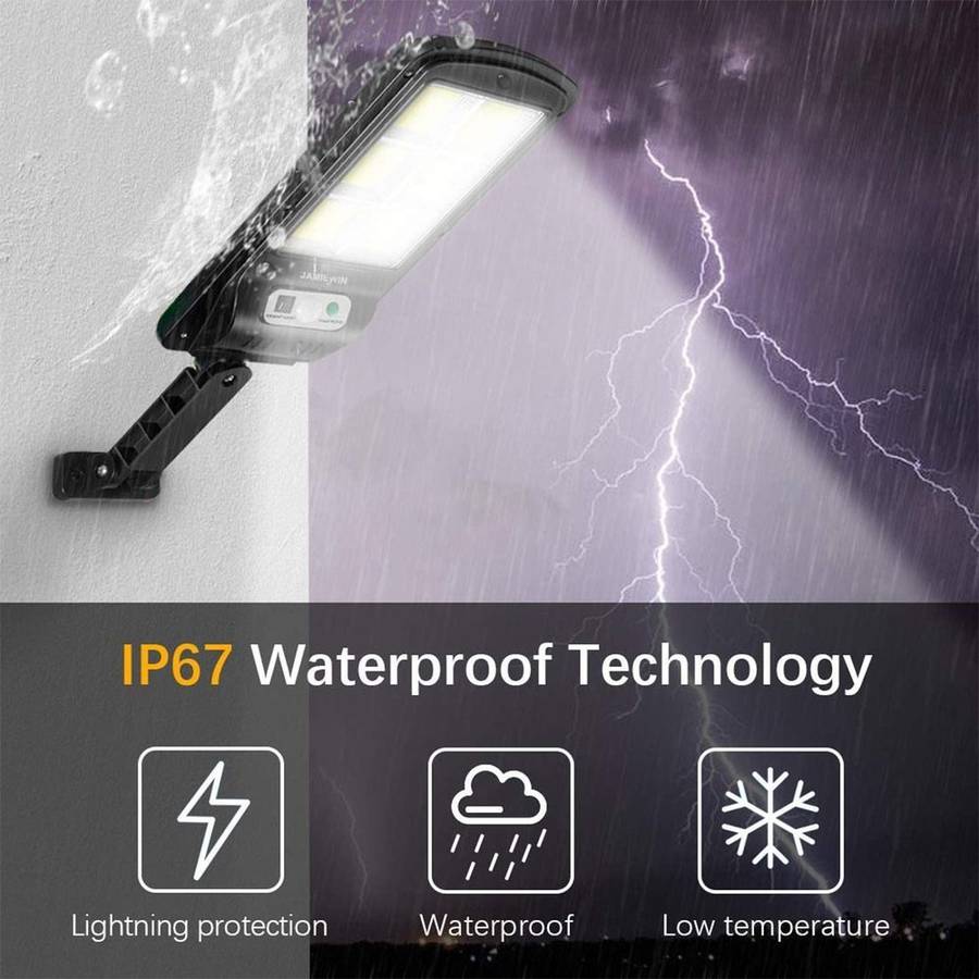 48 Cob led outdoor waterproof solar street Light with sensor