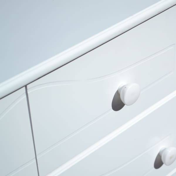 5 Drawer - Chest of drawer - White - 3 Big, 2 small drawers