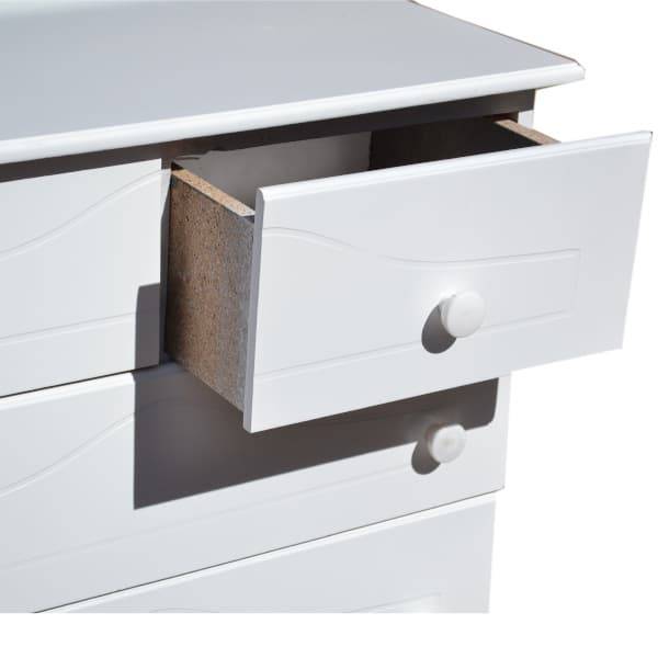 5 Drawer - Chest of drawer - White - 3 Big, 2 small drawers