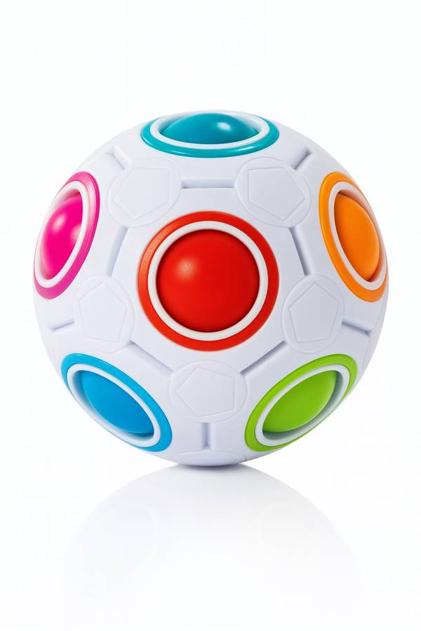 Rainbow Magic Puzzle Stress Fidget Ball For Kids & Adults