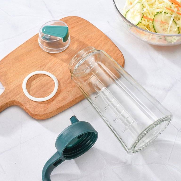 Cooking Oil Bottle With Automatic Opening And Closing That Is Leak Proof 630 ml White