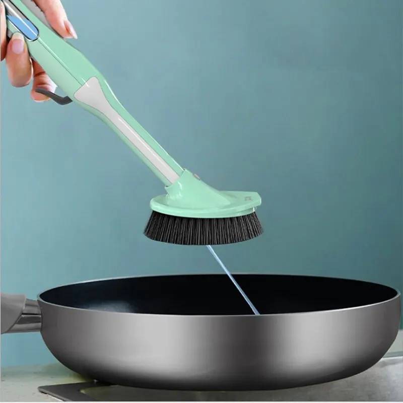 Refillable Soap Dispenser Cleaning Brush Upgraded Model