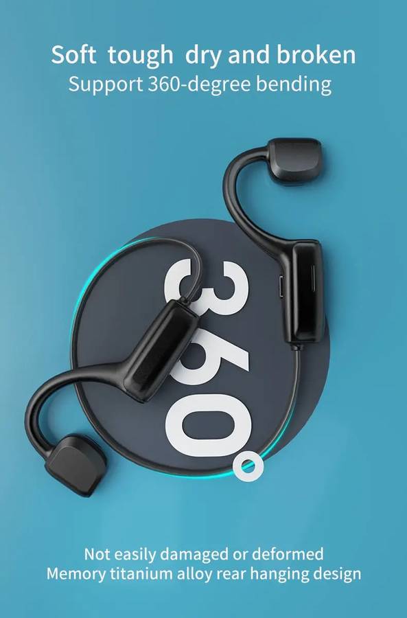 Bluetooth Bone Conduction Open Ear Headset Headphones K32