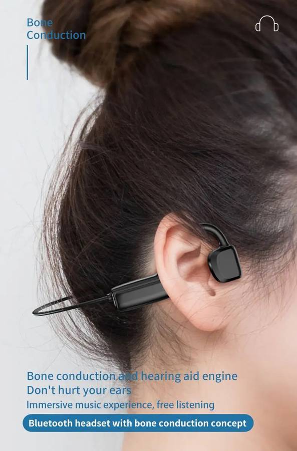 Bluetooth Bone Conduction Open Ear Headset Headphones K32