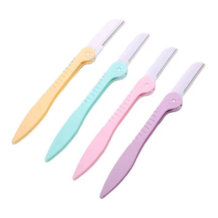 Foldable Portable Eyebrow Razor Pack of 4