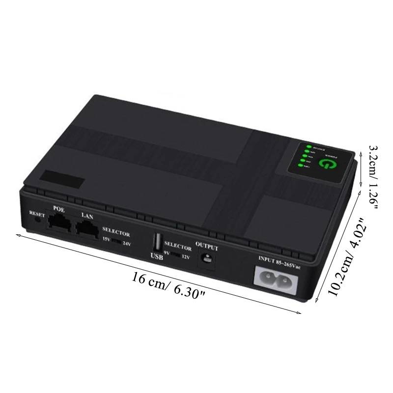 Mini Portable DC UPS 8800 mAh