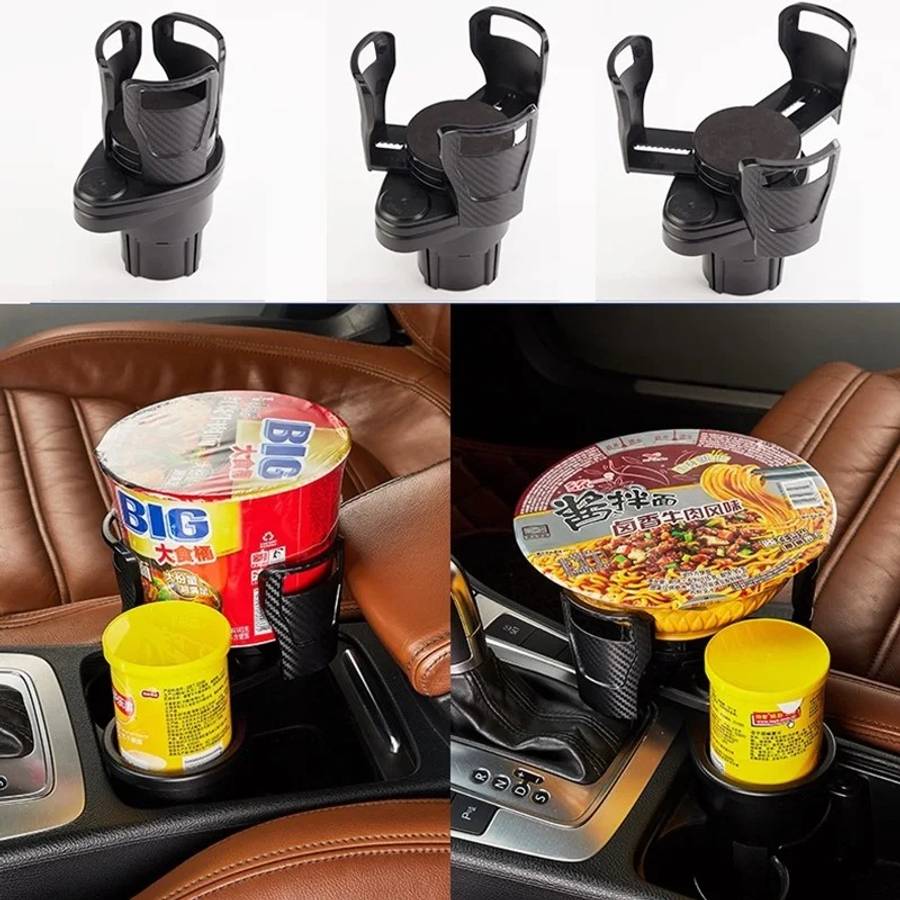 Universal Adjustable 2-in-1 Multifunctional Cup Holder For Car