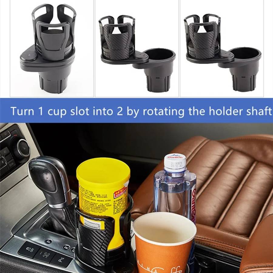 Universal Adjustable 2-in-1 Multifunctional Cup Holder For Car