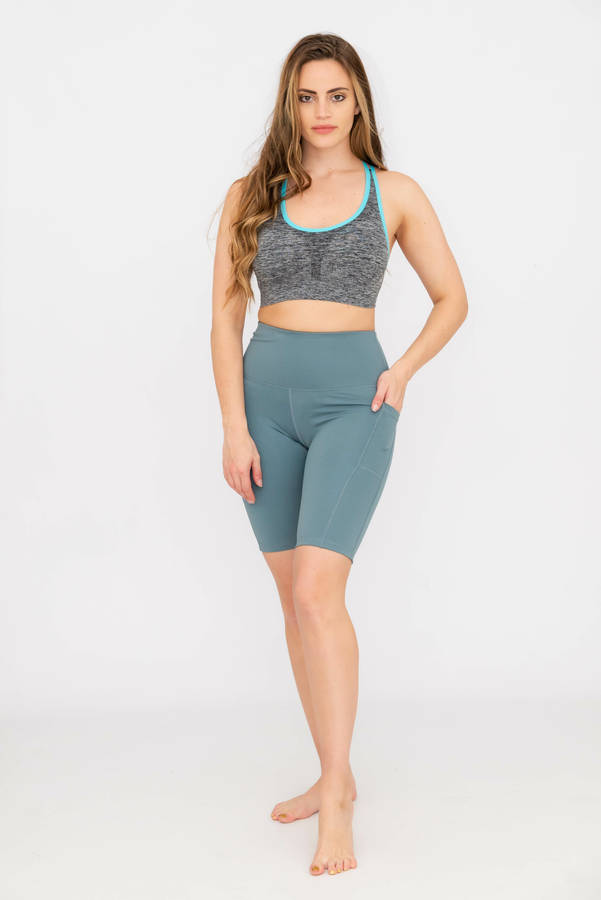 Flex Crossover Padded Yoga Sports Bra