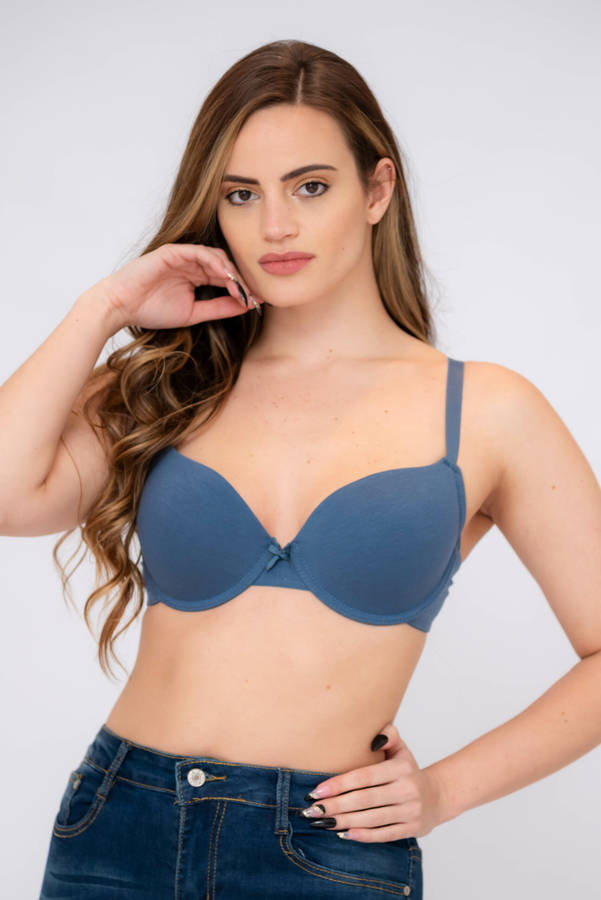 3 Pack SOSTEN Microfiber Cotton Spandex Underwire T-Shirt Bra