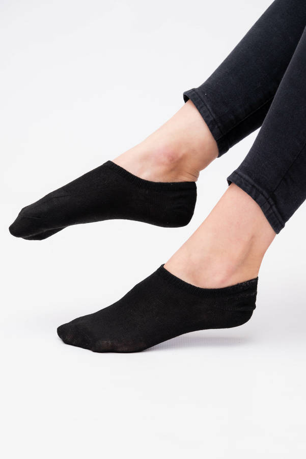 Pack Of 5 Senza Unisex Secret Socks Cotton Blend Sox
