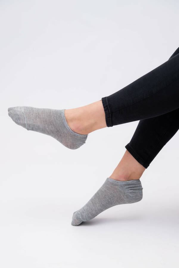Pack Of 5 Senza Unisex Secret Socks Cotton Blend Sox