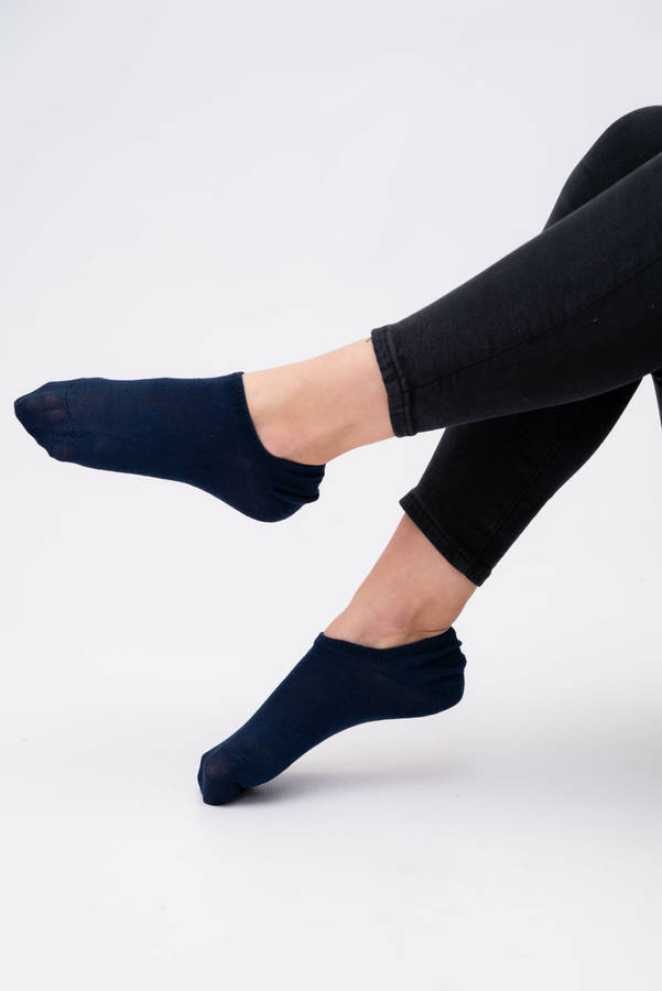 Pack Of 5 Senza Unisex Secret Socks Cotton Blend Sox