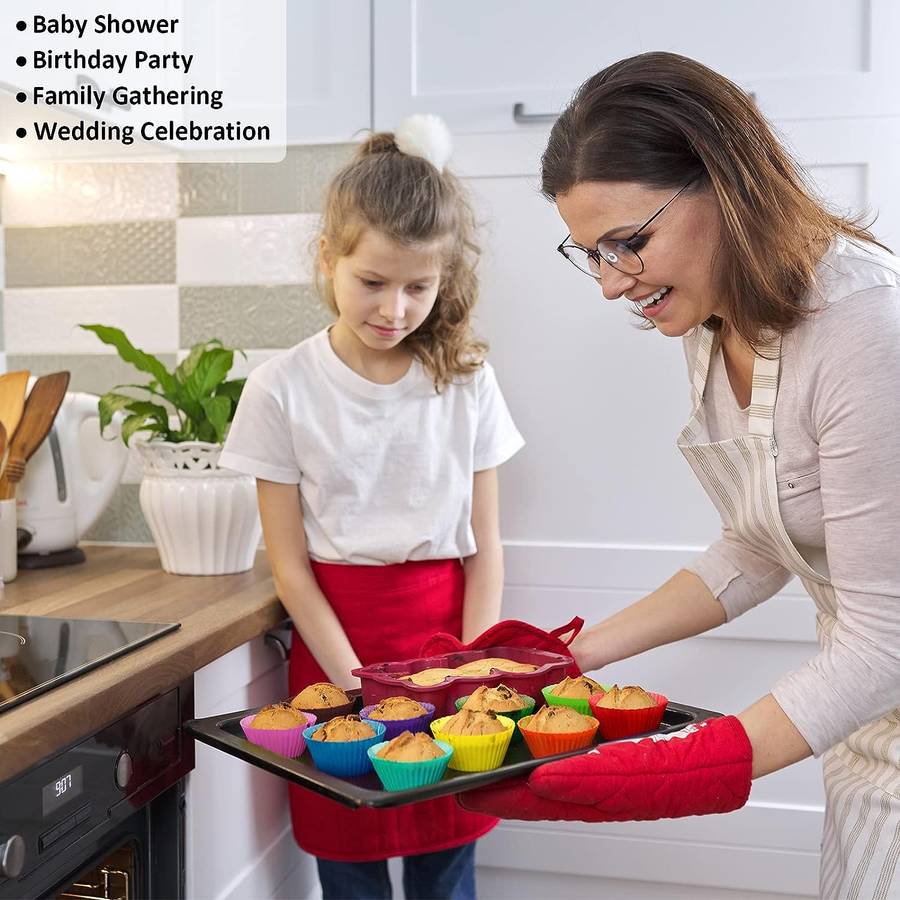 Muffin Cupcake Baking Cups Paper 1200 Cups Colour Pack