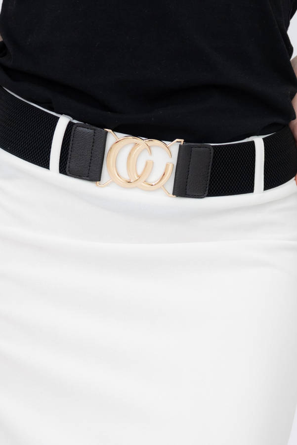 Luxury Maxi Skirt With Belt