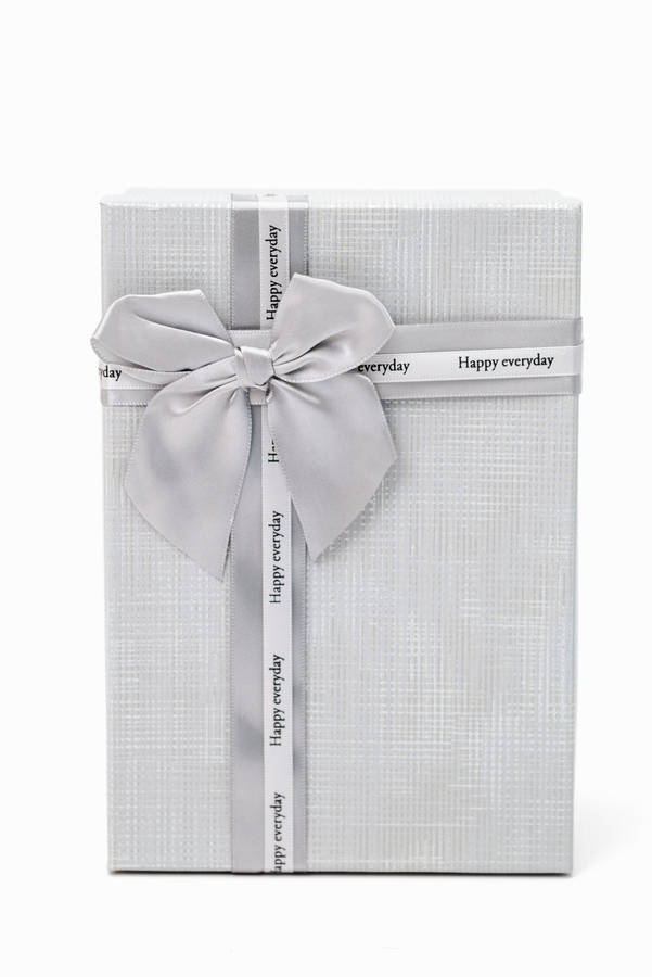 Senza 3 Piece Empty Gift Box With Lid & Ribbon