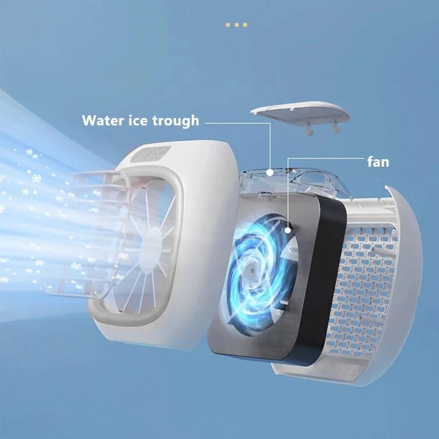 Portable Mini Desk Air Conditioner Cooling Fan