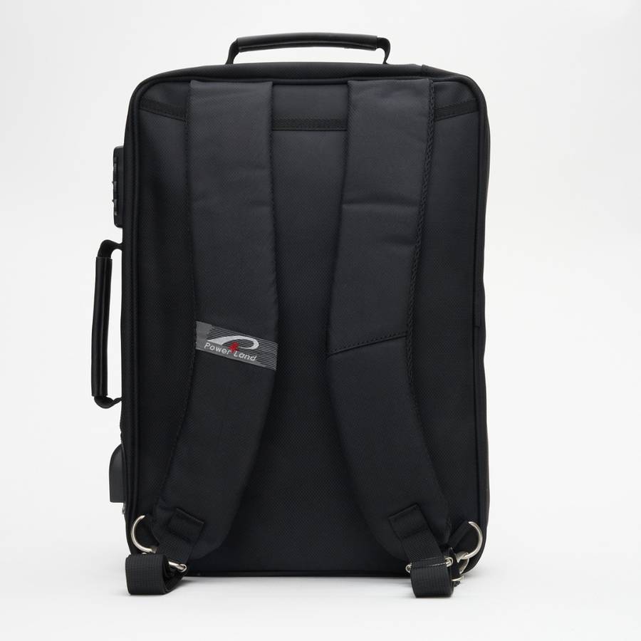 Powerland Genuine Leather Laptop Backpack School Bag