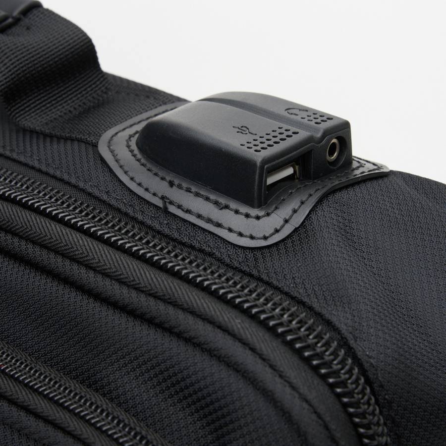 Powerland Genuine Leather Laptop Backpack School Bag