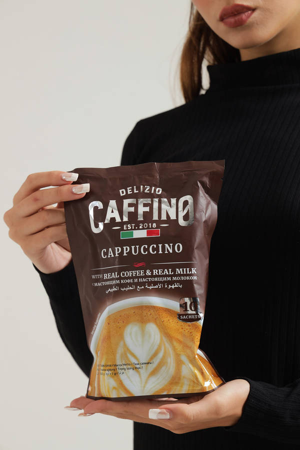 Delizio Caffino Cappuccino 3 in1 Instant Coffee 10 X 20g Sachets Per Pack
