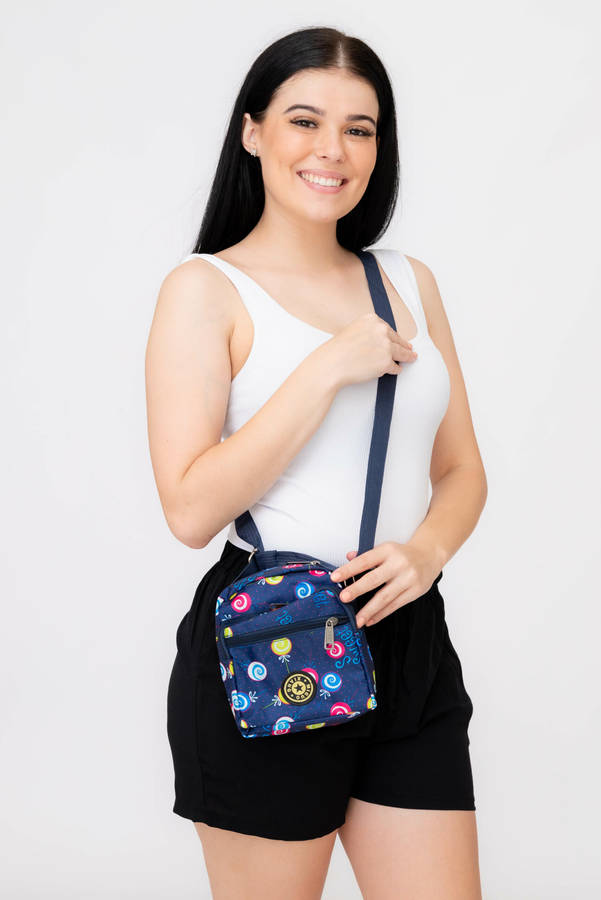 Forever Floral Crossbody Sling Shoulder Summer Bag With 4 Pockets Small