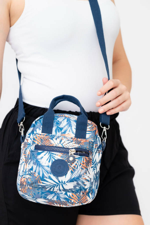 Forever Floral Crossbody Sling Shoulder Summer Bag With Multiple Pockets Small