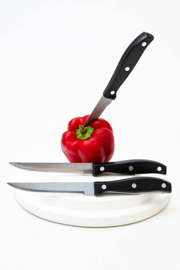 3 Piece Straight Edge Steak &amp; Fruit Knife Set