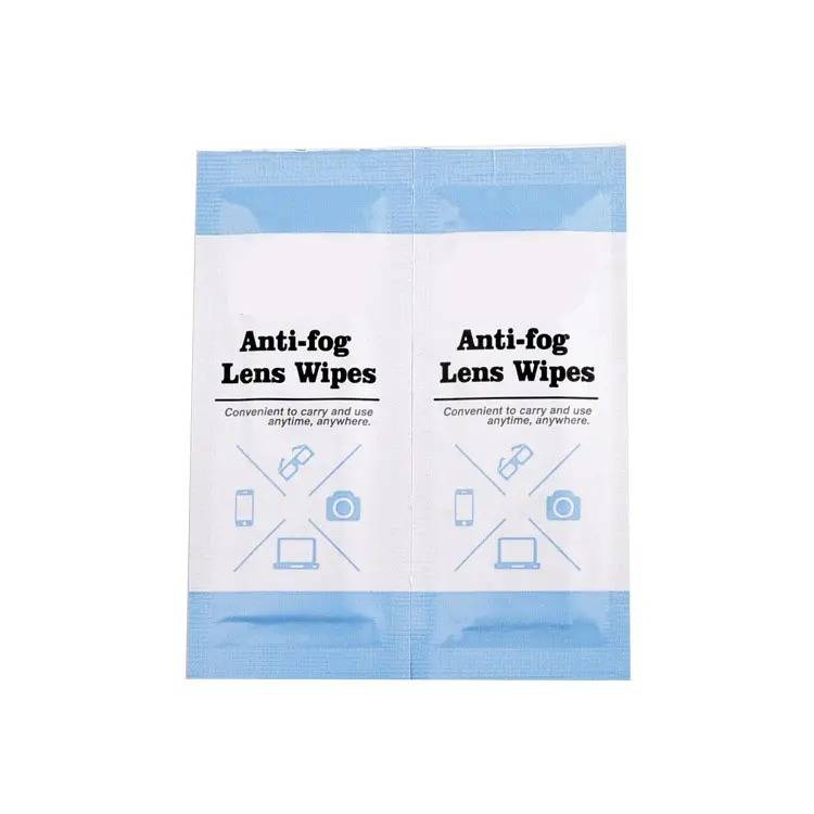 Anti Fog Cleaning Wet Wipes For Lens Box Of 30