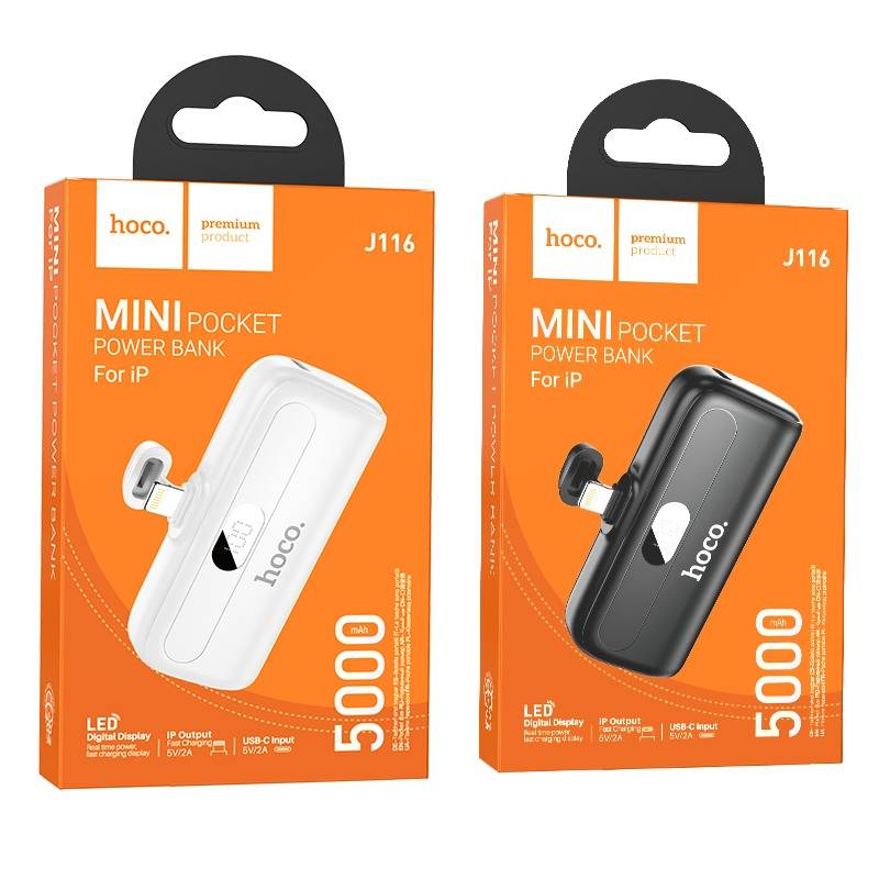 HOCO iPhone Pocket Power Bank 5000mAh