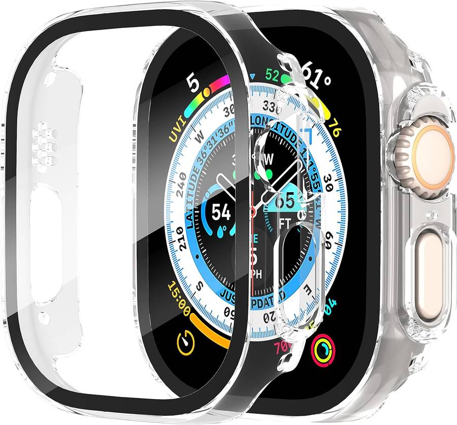 Clear TPU 3D Bumper Case for Apple Watch Ultra - 49mm