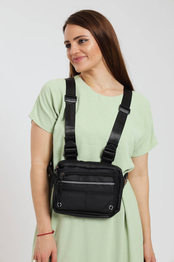 Forever Travel Chest Bag Sling Bag With Multiple Pockets