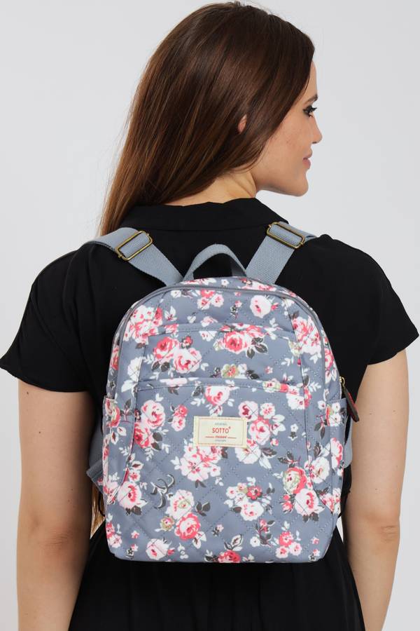 ladies Lux Handbag Travel Backpack With Multiple Compartments