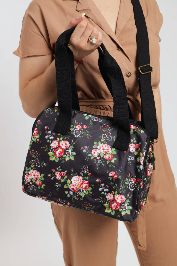 ladies Lux  Travel Handbag Crossbody Sling Bag With Multiple Compartments