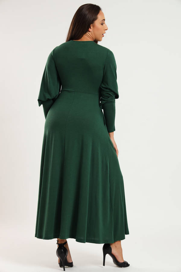 Esmeralda Long Sleeve Full Length Maxi Dress