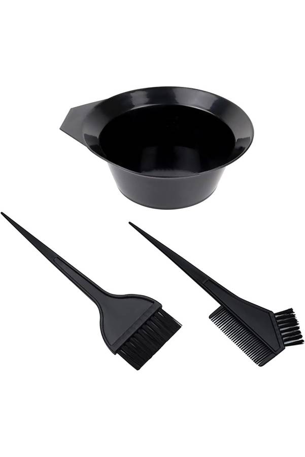 Hair Dye Colouring  Brush and Bowl Set Combo 3 Piece Set