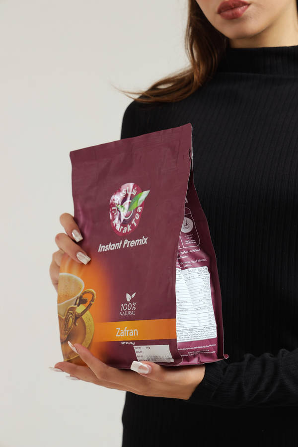 Karak Tea Chai Zafran Saffron Instant Premix 1KG Bag