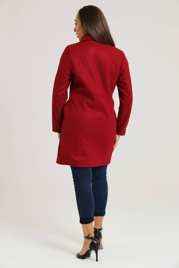 Tiffany Midaxi Length Melton Winter Coat