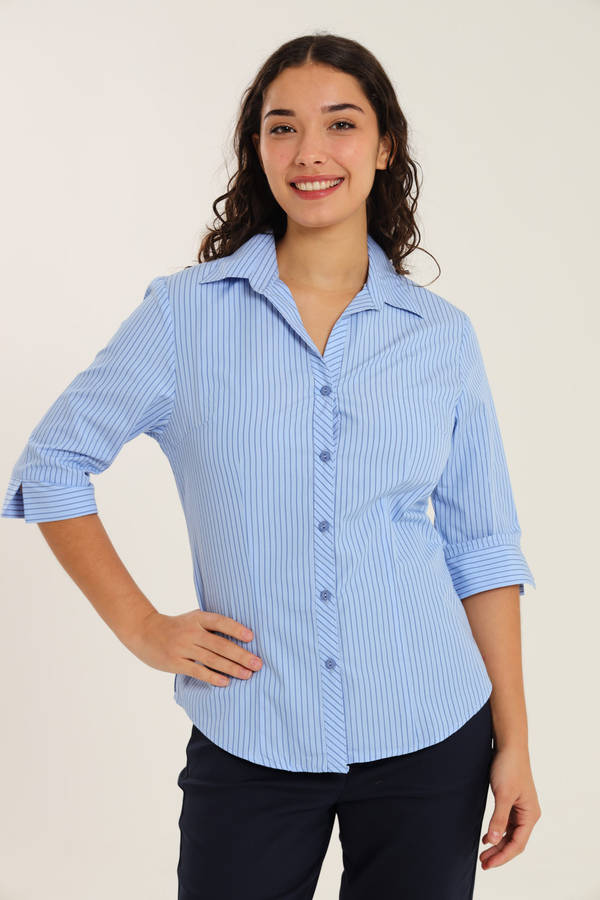 Ladies Duchess Blouse Shirt Corporate Wear 3/4 Sleeve